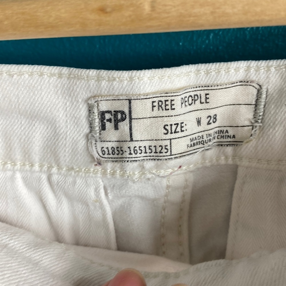 FREE PEOPLE SUPER HIGH RISE  SKINNY, STRETCH - Picture 4 of 5